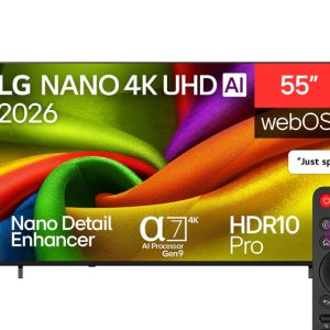 تلویزیون 55 اینچ هوشمند ال جی مدل NU840 (اندونزی) 2026